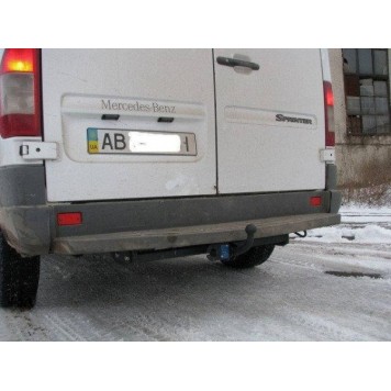 Форкоп съемный на Mercedes Sprinter Микроавтобус (1995-2006) 1 кол. бампер из подножкой 